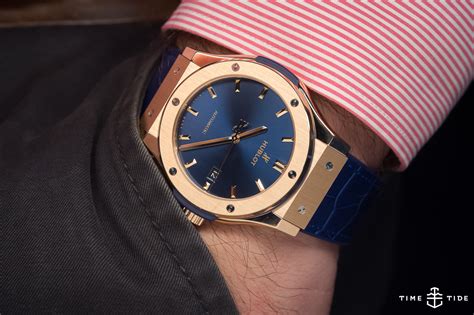 hublot classic fusion gold crystal|hublot classic fusion blue.